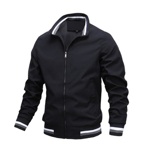 Sports solid color jacket Men's