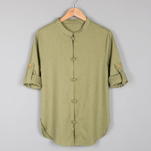 Men's cotton linen shirt