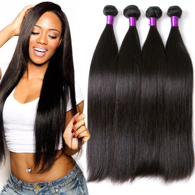 Human hair straight hair Brazilian natural color, Extensions