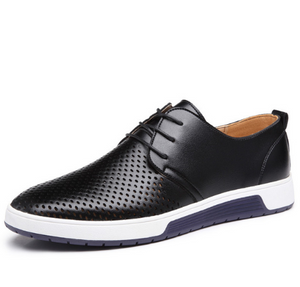 Business casual herren schuhe, leder schuhe