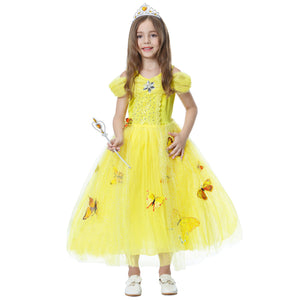 Girls frozen summer dress costumes