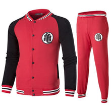 Laden Sie das Bild in den Galerie-Viewer, Herbst und Winter Herren Baseball Uniform Hosenanzug
