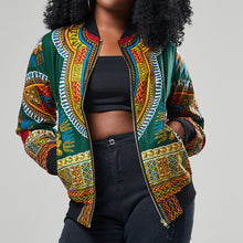 Laden Sie das Bild in den Galerie-Viewer, Women&#39;s African Print Jacket
