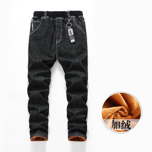 Children's jeans, boomers and plush trousers Taobao