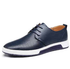 Business casual herren schuhe, leder schuhe