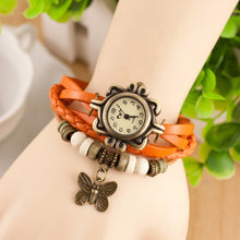 Laden Sie das Bild in den Galerie-Viewer, Vintage Layered Leather Strap Bracelet Watch
