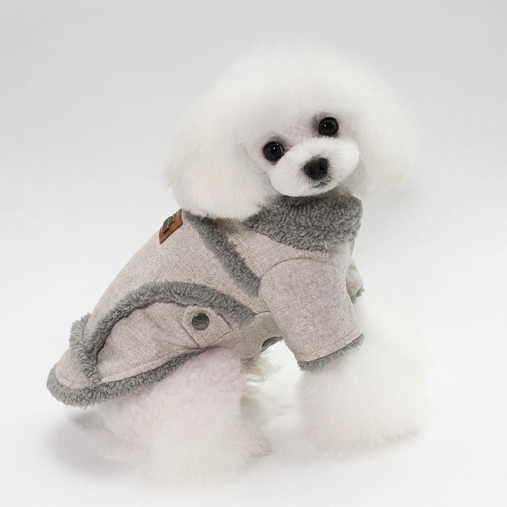 Autumn and winter pet clothes dog clothes