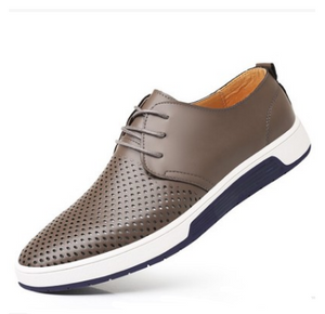 Business casual herren schuhe, leder schuhe