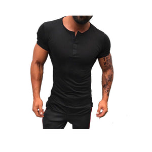 Monochromer Kurzarm für Herren, Men's monochrome short sleeve