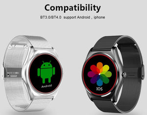 N3 smart Uhr, Bluetooth mit Android und IOS nutzbar